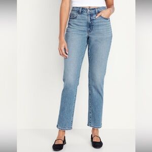 old navy high rise curvy og straight secret smooth pockets